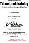 Buchcover Bundeseinheitlichen Tatbestandskatalog, KBA-Langfassung, Stand April 2020