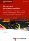 Buchcover Gerichts- und Behördenterminologie 2019