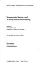 Buchcover Kommunale Kosten- und Wirtschaftlichkeitsrechnung