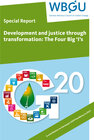 Buchcover Development and justice through transformation: The Four BIG `I´s`