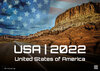 Buchcover USA - eine Reise durch die Vereinigten Staaten - dem Land der unbegrenzten Möglichkeiten - 2022 - Kalender DIN A2