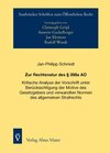 Buchcover Zur Rechtsnatur des § 398a AO