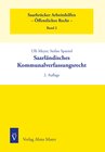 Buchcover Saarländisches Kommunalverfassungsrecht