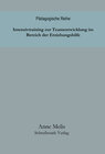 Buchcover Intensivtraining zur Teamentwicklung im Bereich der Erziehungshilfe