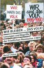 Buchcover WIR BLEIBEN ... DAS VOLK!