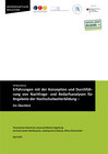 Buchcover Erfahrungen mit der Konzeption und Durchführung von Nachfrage- und Bedarfsanalysen für Angebote der Hochschulweiterbildu