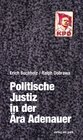 Buchcover Politische Justiz in der Ära Adenauer