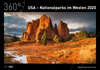 Buchcover 360° USA - Nationalparks im Westen Kalender 2020