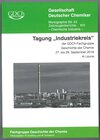 Buchcover Tagung "Industriekreis" der GDCh-Fachgruppe Geschichte der Chemie, 27.-28. September 2018 in Leuna