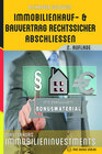 Buchcover Immobilienkauf- und Bauvertrag rechtssicher abschliessen