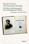 Buchcover Theodor Fontanes „Von Zwanzig bis Dreißig“