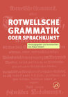 Buchcover Rotwellsche Grammatik oder Sprachkunst Frankfurt am Mayn 1755
