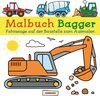 Buchcover Malbuch Bagger