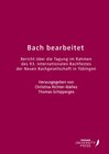 Buchcover Bach bearbeitet