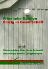 Buchcover Einzig in Gesellschaft