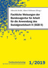 Buchcover Fachliche Weisungen der Bundesagentur für Arbeit für die Anwendung des Sozialgesetzbuch II (SGB II)