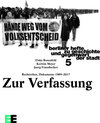 Buchcover Zur Verfassung. Recherchen, Dokumente 1989–2017