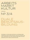 Buchcover ARBEITS MARKT KULTUR — № 3/4 AUSBILDUNG