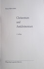 Buchcover Christentum und Antichristentum
