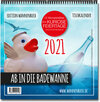 Buchcover Ab in die Badewanne! Tischkalender 2021