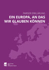 Buchcover Ein Europa, an das wir glauben können / A Europe We Can Believe In