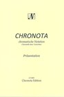 Buchcover CHRONOTA - chromatische Notation