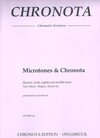 Buchcover Microtones & Chronota