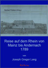 Buchcover Reise auf dem Rhein von Mainz bis Andernach 1789