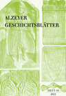 Buchcover Alzeyer Geschichtsblätter – Heft 45