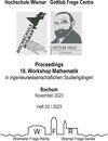 Buchcover Proceedings 18. Workshop Mathematik in ingenieurwissenschaftlichen Studiengängen