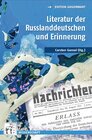 Buchcover Literatur der Russlanddeutschen und Erinnerung