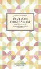 Buchcover Deutsche Originalität