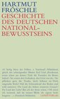 Buchcover Geschichte des deutschen Nationalbewußtseins