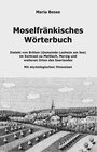 Buchcover Moselfränkisches Wörterbuch