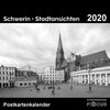 Buchcover Schwerin - Stadtansichten 2020 (schwarz-weiß)