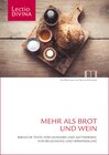 Buchcover Mehr als Brot und Wein