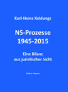 Buchcover NS-Prozesse 1945-2015