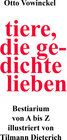 Buchcover tiere, die gedichte lieben