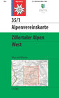 Buchcover Zillertaler Alpen, West