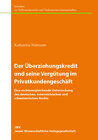 Buchcover Der Überziehungskredit und seine Vergütung im Privatkundengeschäft