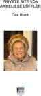 Buchcover Private Site von Anneliese Löffler