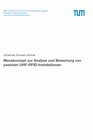 Buchcover Messkonzept zur Analyse und Bewertung von passiven UHF RFID Installationen