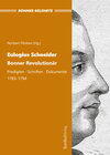 Buchcover Eulogius Schneider. Bonner Revolutionär.