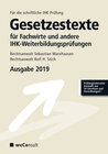 Buchcover Gesetzestexte für Fachwirte Ausgabe 2019