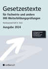 Buchcover Gesetzestexte für Fachwirte Ausgabe 2024