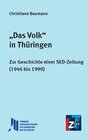 Buchcover "Das Volk" in Thüringen