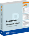 Buchcover BKI Baukosten Positionen Altbau 2023