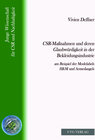 Buchcover CSR-Maßnahmen und deren Glaubwürdigkeit in der Bekleidungsindustrie