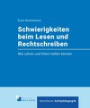 Buchcover Schwierigkeiten beim Lesen und Rechtschreiben