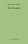 Buchcover Kleine Metaphysik